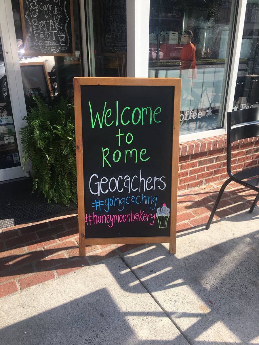 DowntownRomeGA's tweet image. Welcome Geocachers! #goingcaching