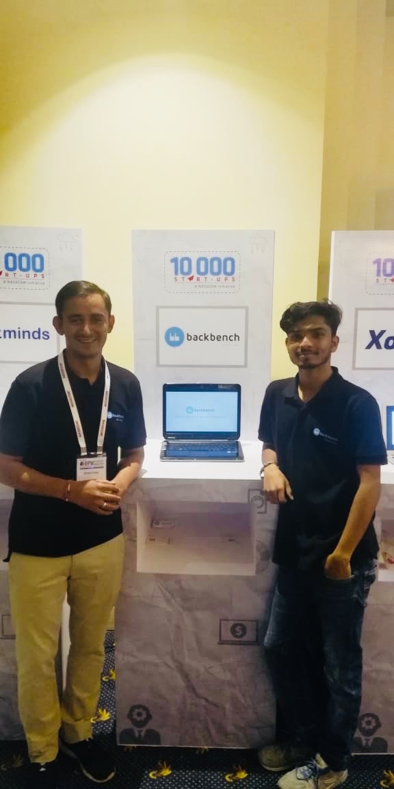 backbenchHQ's tweet photo. Come say Hi to @backbenchHQ team at #BPMSummit @nasscom @NASSCOMStartUps #Backbench #Serverless https://t.co/8zhkyQsjDj
