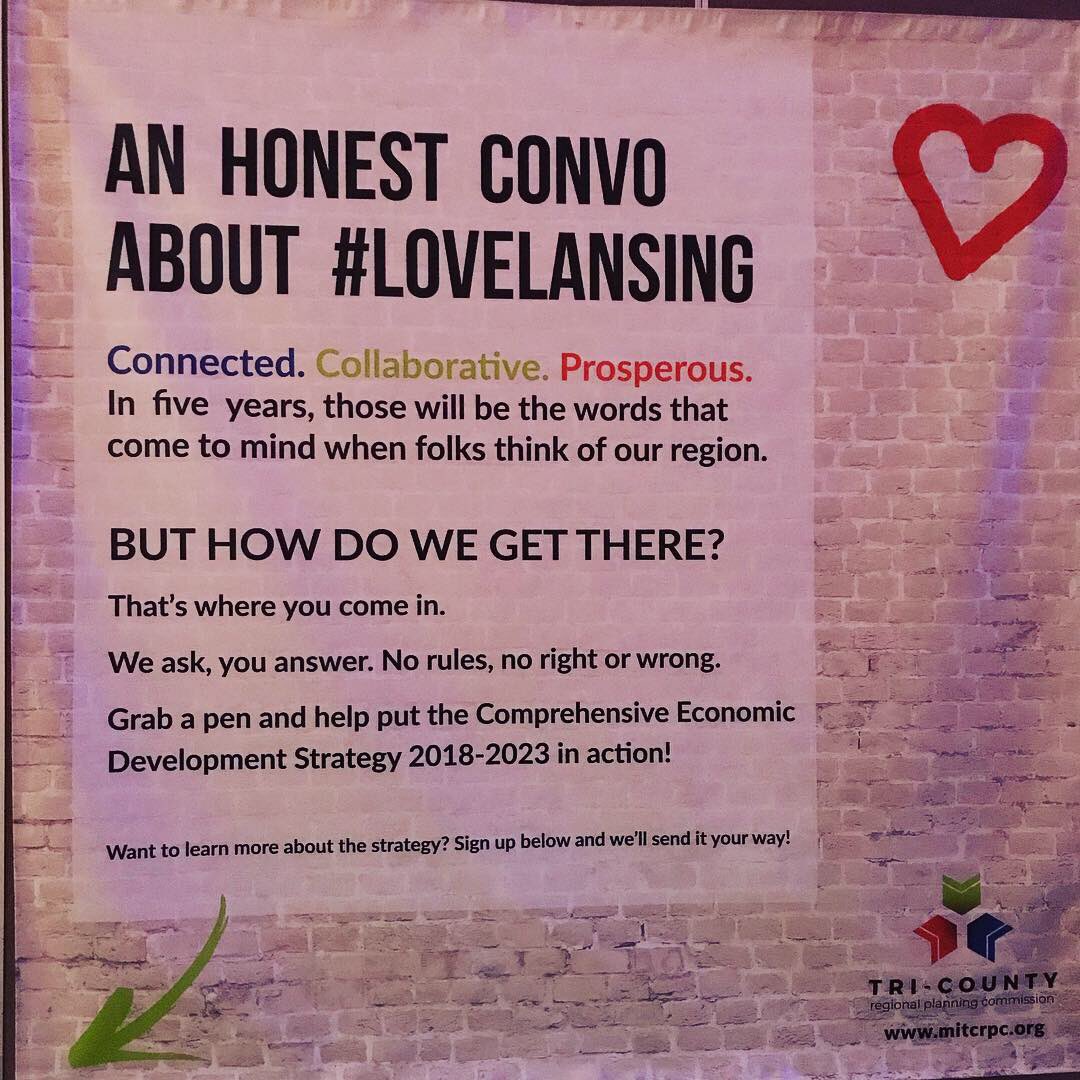meadowv's tweet photo. #lansingplacemakers gathered at the Lansing Center today focused on creating an inclusive, welcoming, prosperous community https://t.co/dFhKhuygfH
