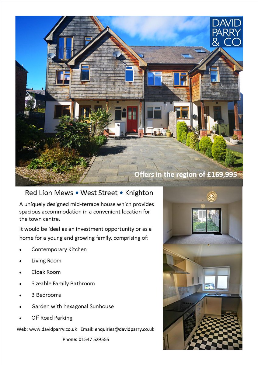 ParryProperties's tweet photo. A unique 3 bedroom contemporary town house situated in a hidden spot a stones throw from town centre! #property https://t.co/rPvn6udg4X