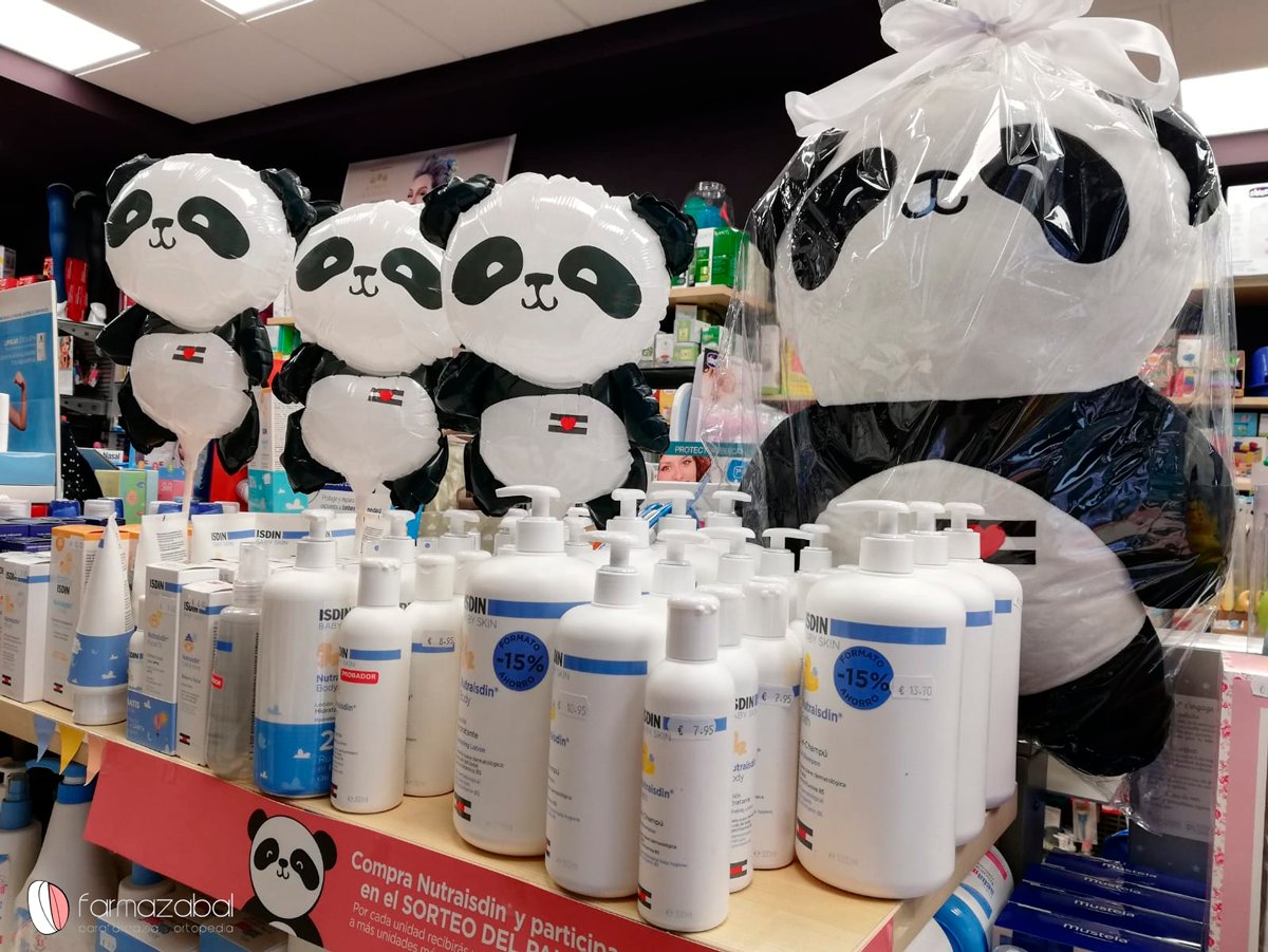 farmazabal's tweet photo. Hilabete honetan #Isdin markako produktuak erosiz #Panda 🐼 baten zozketan sartuko zara!! 😉 #Farmazabal https://t.co/IEghKCIxbL