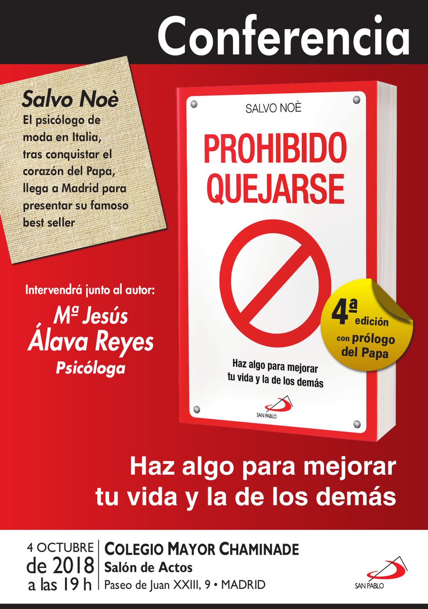 ➡️No puedes asistir a la Conferencia de <a href="/SalvoNoe/">Dr. Salvo Noè</a> ?? 
No te preocupes, podrás seguirla en directo a través de Facebook 📱 A partir de las 19h.