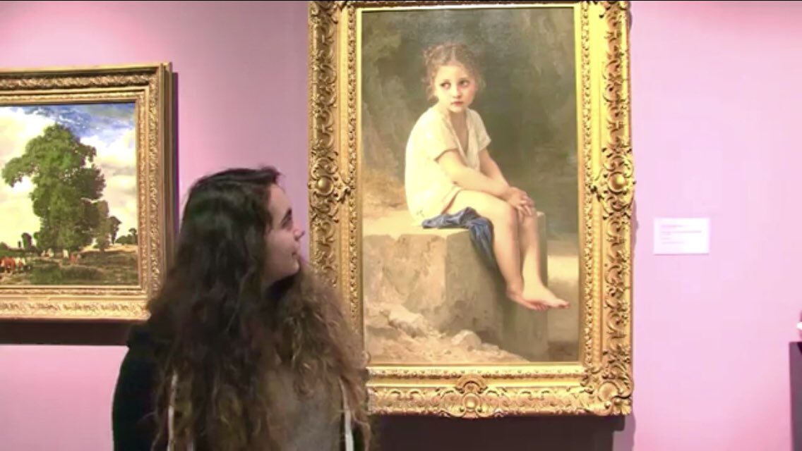 MemphoNewsLady's tweet photo. The 20 @BrooksMuseum @Outingsproject murals are characters from actual #brooksmuseum art.

The Crump mural is Bouguereau’s 1886 “At the Foot of the Cliff” painting.

French artist Julien de Casabianca recently spent 2 weeks installing the #outings_project murals across #Memphis. https://t.co/lGbso2biY7