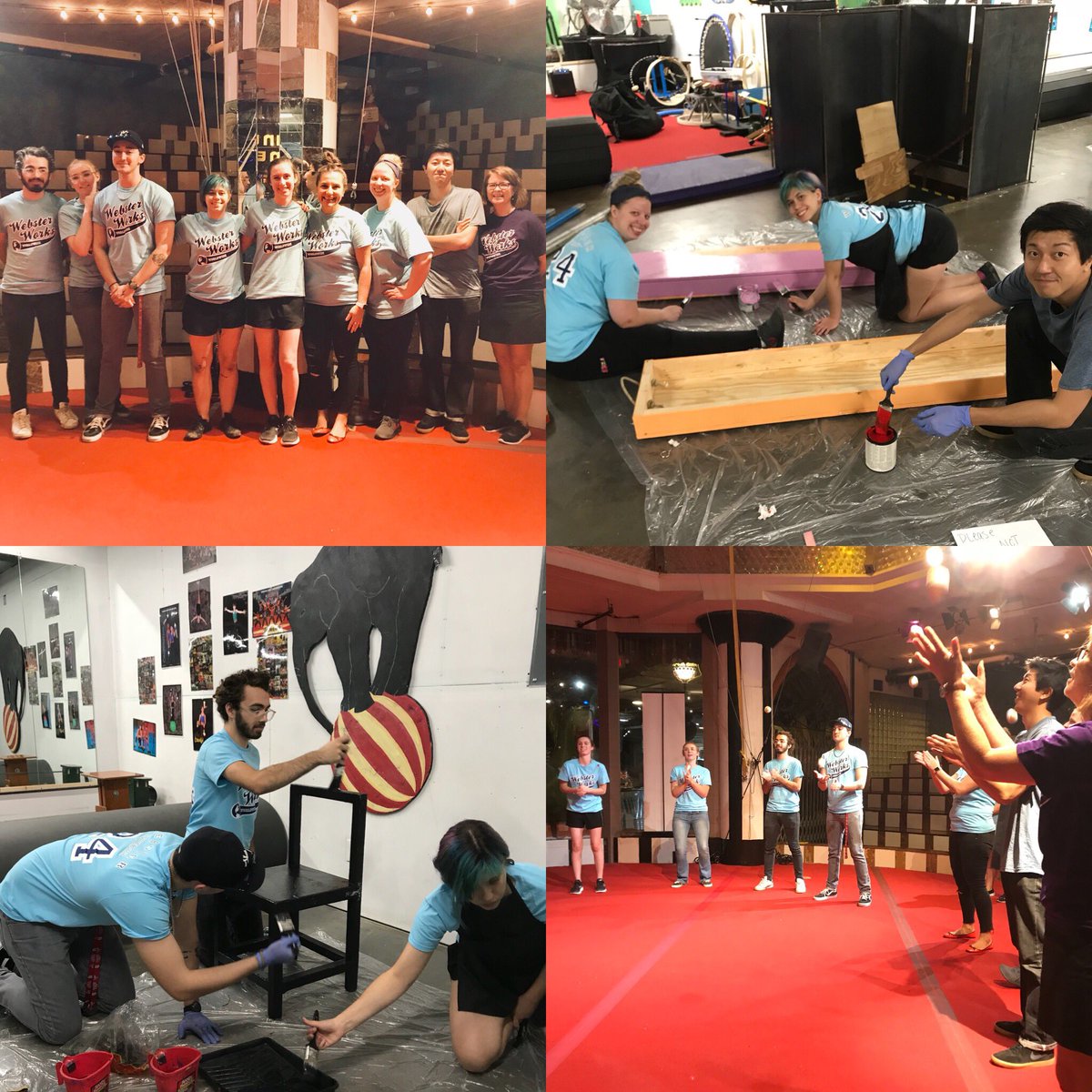 circusharmony's tweet image. Thank you @websteru #WebsterWorks volunteers for running away and joining our circus for the day! We really appreciated your help and hope you come back for Juggling Club on Wednesday nights (circusharmony.org/unicycling-and…)!