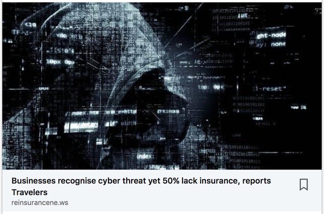 Businesses recognise cyber threat yet 50% lack insurance, reports Travelers
lnkd.in/dAGveZw