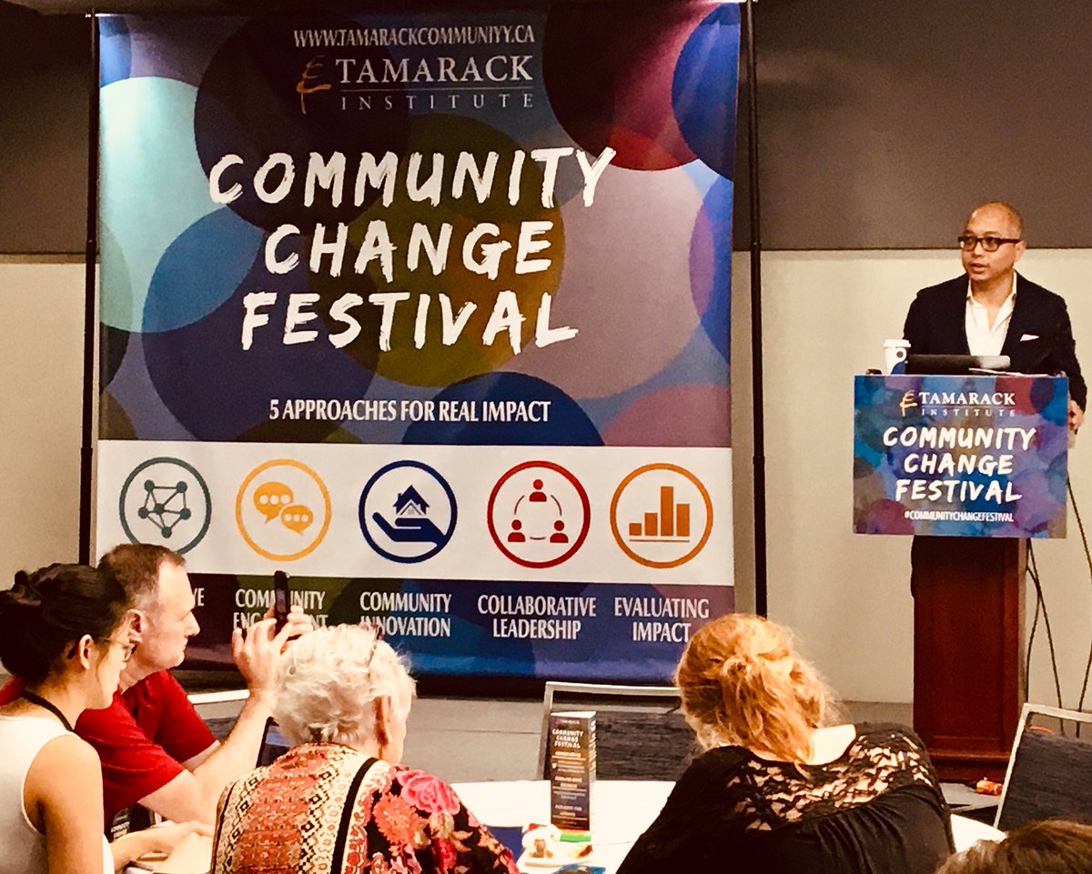 SylviaCheuy's tweet photo. George Aye explores power &amp; privilege at #communitychangefestival and defines privilege as “a gift you did nothing to earn” and are often unaware of till someone else points it out” https://t.co/FbYG5NqkyV