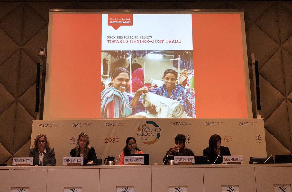 mona_stha's tweet photo. Room S3- session on #gender #trade #rights #trade @wto kicks off - @ActionAidUK @FeministWIDE @UKaid @Mastercard #thirdworldnetwork @SDG2030 #Feminism https://t.co/QXRn2gEw5k
