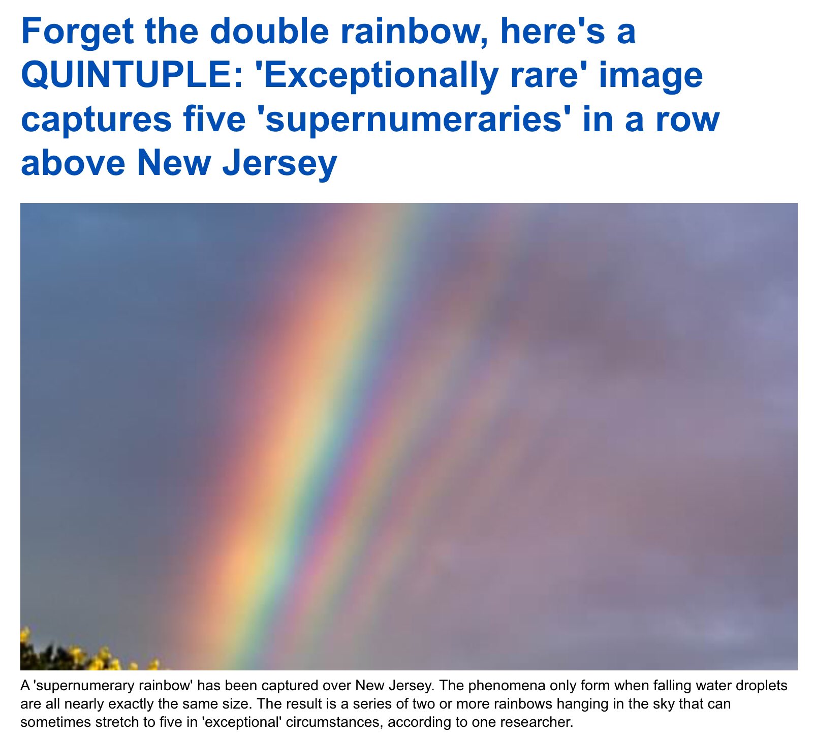 Climate Realist on Twitter: "Forget the double rainbow, here\