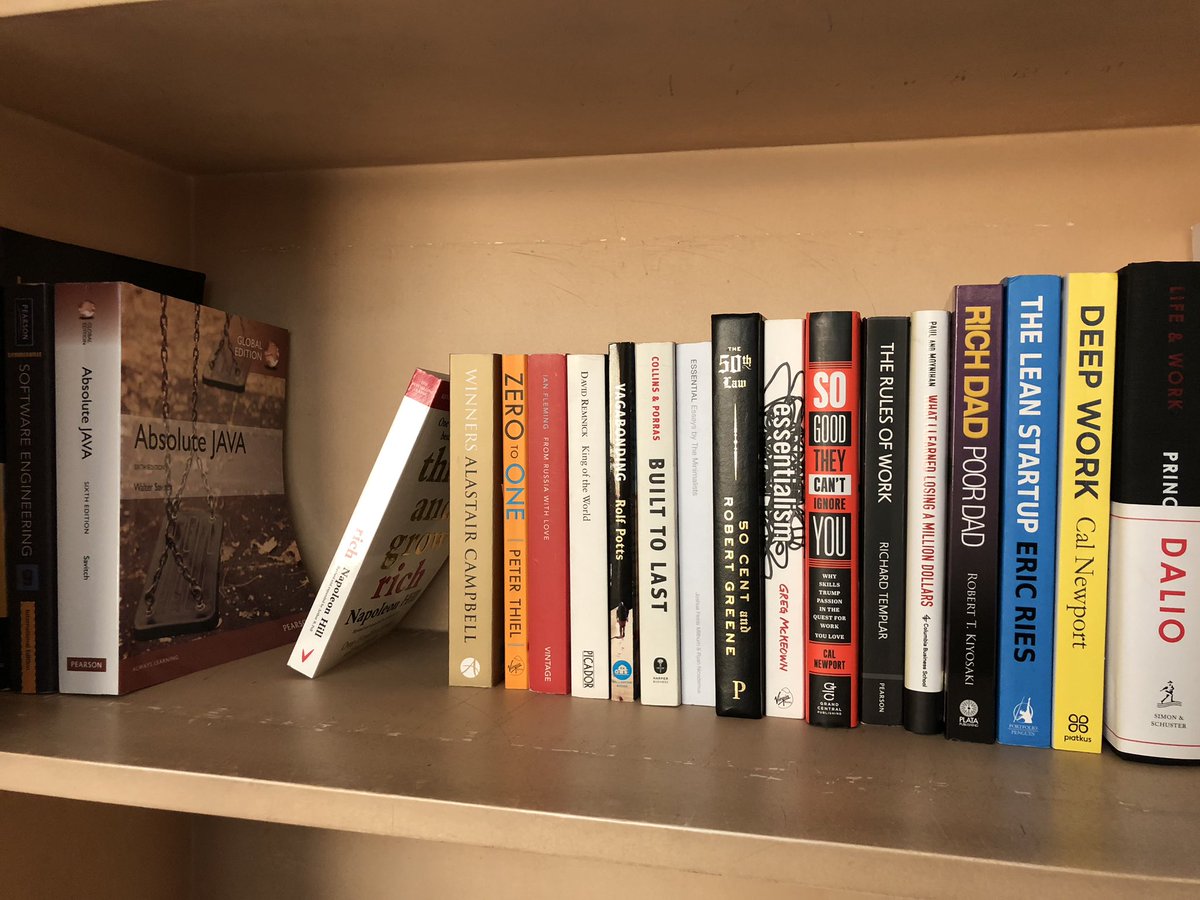 What books are missing ? #Entrepreneurship #books #reading #entrepreneur #startup #theleanstartup #zerotoone