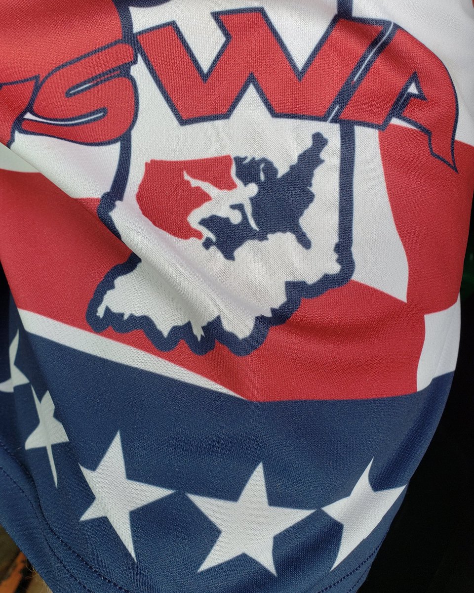 Dressed for Wrestling practice right after parent teacher conference. Teachers better say good things about my girls!  Hahaha #wrestling #wrestlinglife #wrestlingday #getsome #merica <a href="/iswa/">iswa</a>