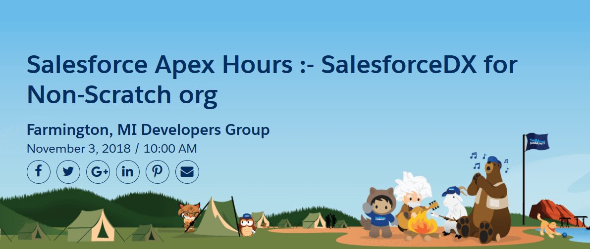 amit_sfdc's tweet image. #SalesforceApexHours :- #SalesforceDX for Non-Scratch org @msrivastav13 

Nov 3, 2018 / 10:00 AM EST ( 7:30 PM IST )

RSVP:- trailblazercommunitygroups.com/events/details…

@ApexHours @trailhead @SalesforceDevs @SalesforceAdmns @salesforce