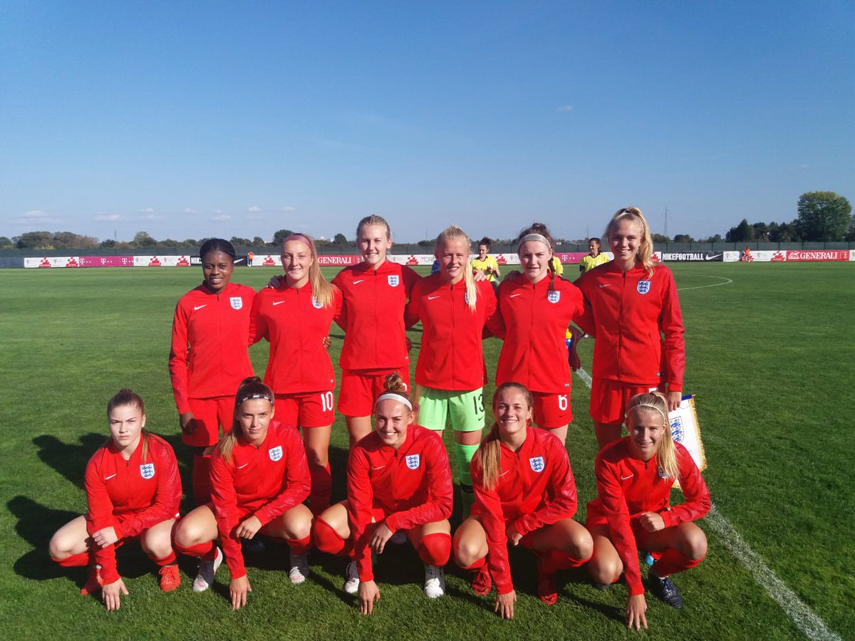 _esmemorgan's tweet photo. Another good win to take us through to the Elite Rounds, final game to top the group vs Slovakia on Sunday 🦁 #WU19EURO https://t.co/WWXZqJzQda