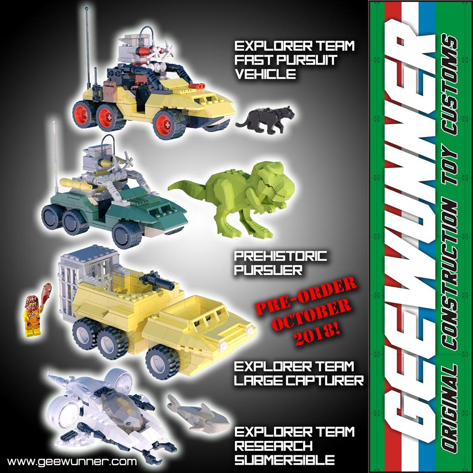 _CIAD_'s tweet photo. Incoming Transmission: https://t.co/p0kCOsdKJK Captured Prey PreOrder Coming Soon
@GeeWunner #geewunner #lego #gijoe #kreo #adventure #explorerteam #dinohunters #fastpursuitvehicle #prehistoricpursuer #largecapturer #researchsubmersible #surveillanceport
https://t.co/orwtKt4PPH https://t.co/IBzHxK5d8L