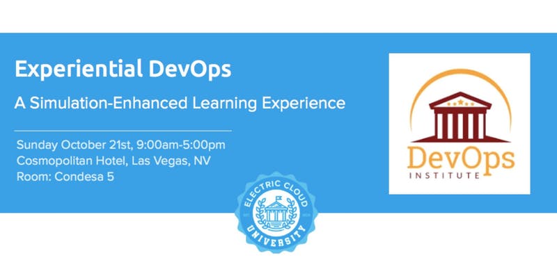 DEVOPSINST's tweet photo. Excited to unveil this week's DevOps Institute #ContinuousChitChat with @JayneGroll, @salemalum, and @jardatomik of @G2G3 - tune in at 12pm ET tomorrow to hear all about Experiential DevOps as part of @electriccloud University at @DOES_USA. https://t.co/5VFGfEfdmr