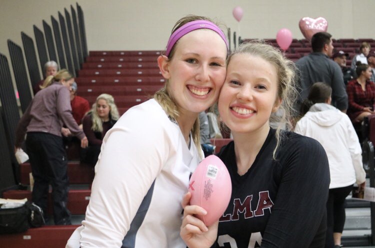 AlmaScotsVB's tweet image. PINK GAME this Saturday @ 3pm!Come out and support your #ACVB girls against St. Mary’s! 💕🎀