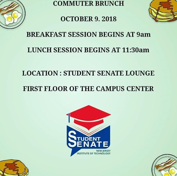 Commuter Brunch on October 9. 2018