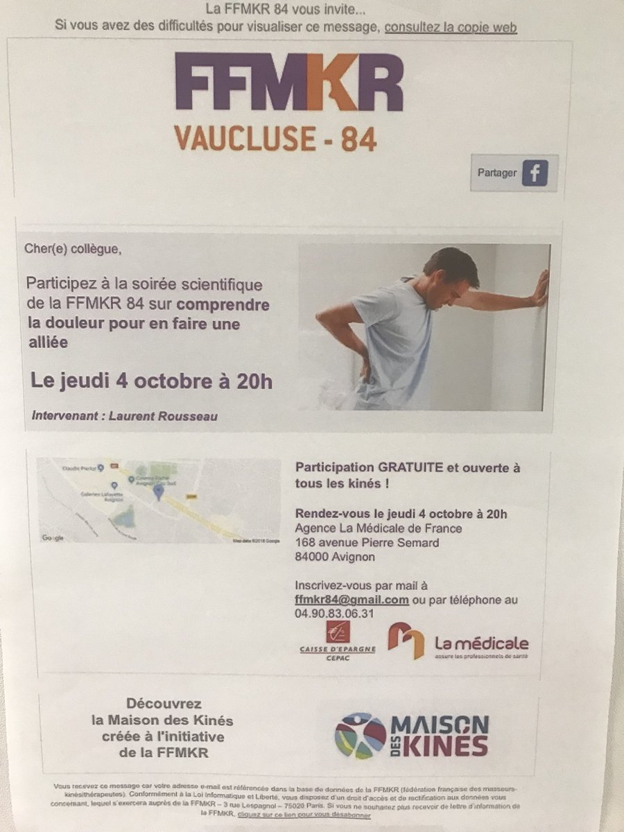 jalbertini84's tweet photo. Soirée Partenariat @CE_CEPAC Caisse d'Epargne CEPAC FFMKR 84 les kinésithérapeutes du Vaucluse réunis autour d une thématique professionnelle et d un moment convivial https://t.co/XpPGiKrnsj