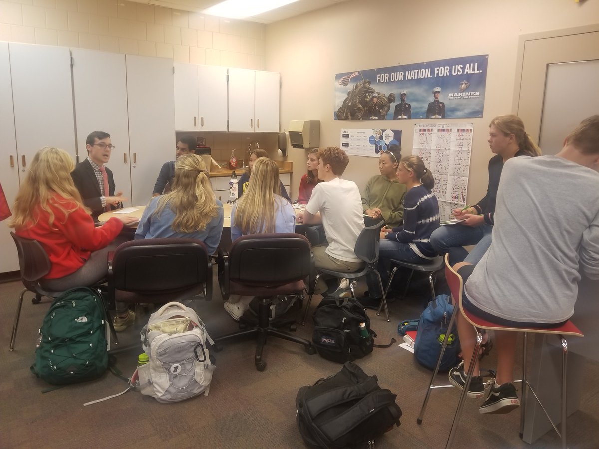 Thank you <a href="/dartmouth/">Dartmouth 🌲</a> for stopping by <a href="/SAHS834/">Stillwater Area HS</a> #GoBigGreen #GoPonies