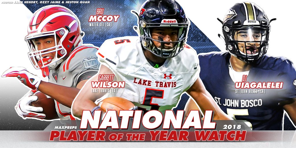 MaxPreps on Twitter "MaxPreps National Football Player of the Year