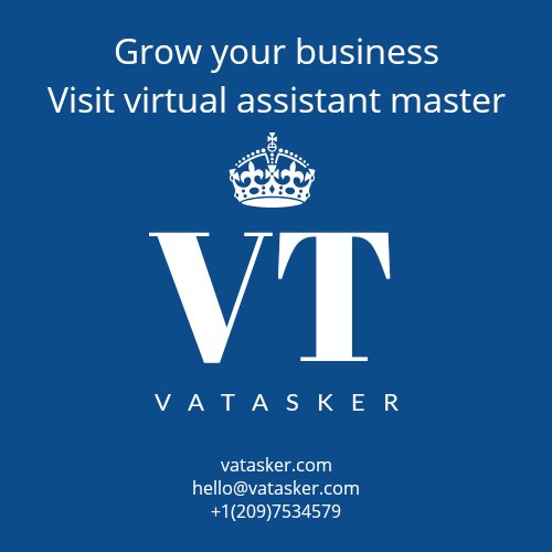 TaskerVa's tweet image. Visit the virtual assistant master - VA TASKER.
VATasker is the best affordable digital solutions company in the market. You can get all types of virtual assistant services under one roof. Try us and develop your business to the next level.
#va #virtualassistant #outsourcing