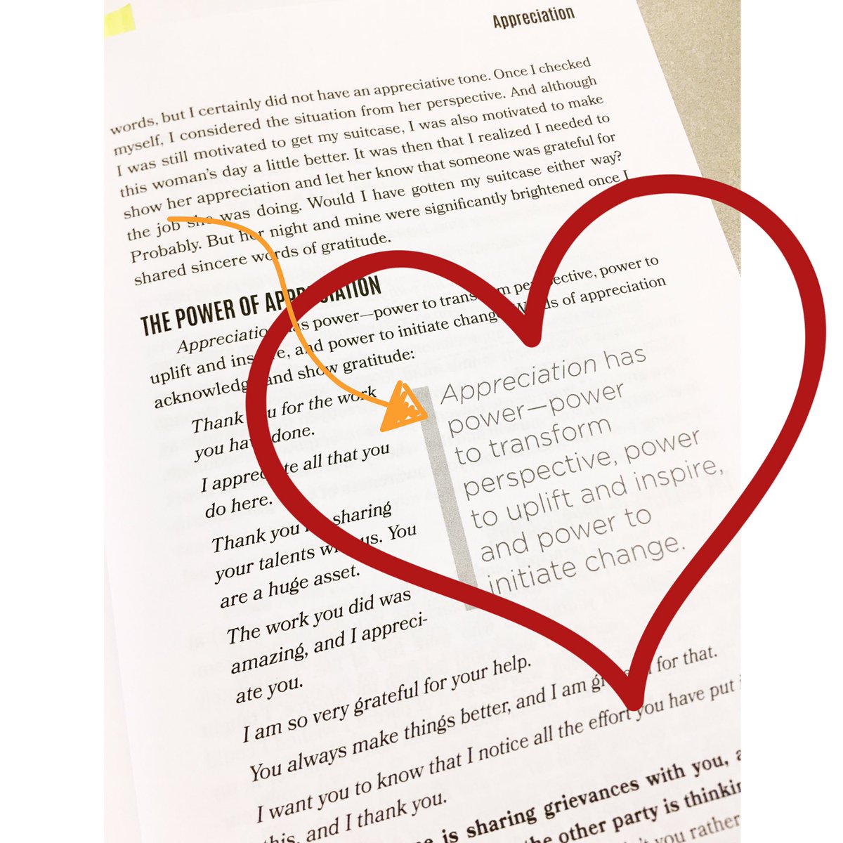 mica_rych's tweet photo. Words of appreciation acknowledge and show gratitude! @kimbearden #TalkToMe #323learns #HGESHawks #booksnaps https://t.co/5KpY9vc8SL