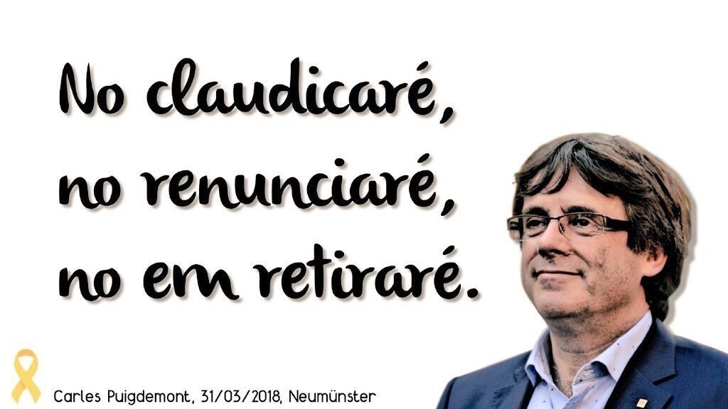 Segons Espanya el MHP Puigdemont és un radical,un fugat de la justícia,un separatista,un boig,un criminal...
Segons el món un referent polític, pacifista,un lluitador,un exemple, un líder carismàtic...Un possible premi Nobel?
Qui té raó?Espanya o la resta dl món? #PuigdemontNobel