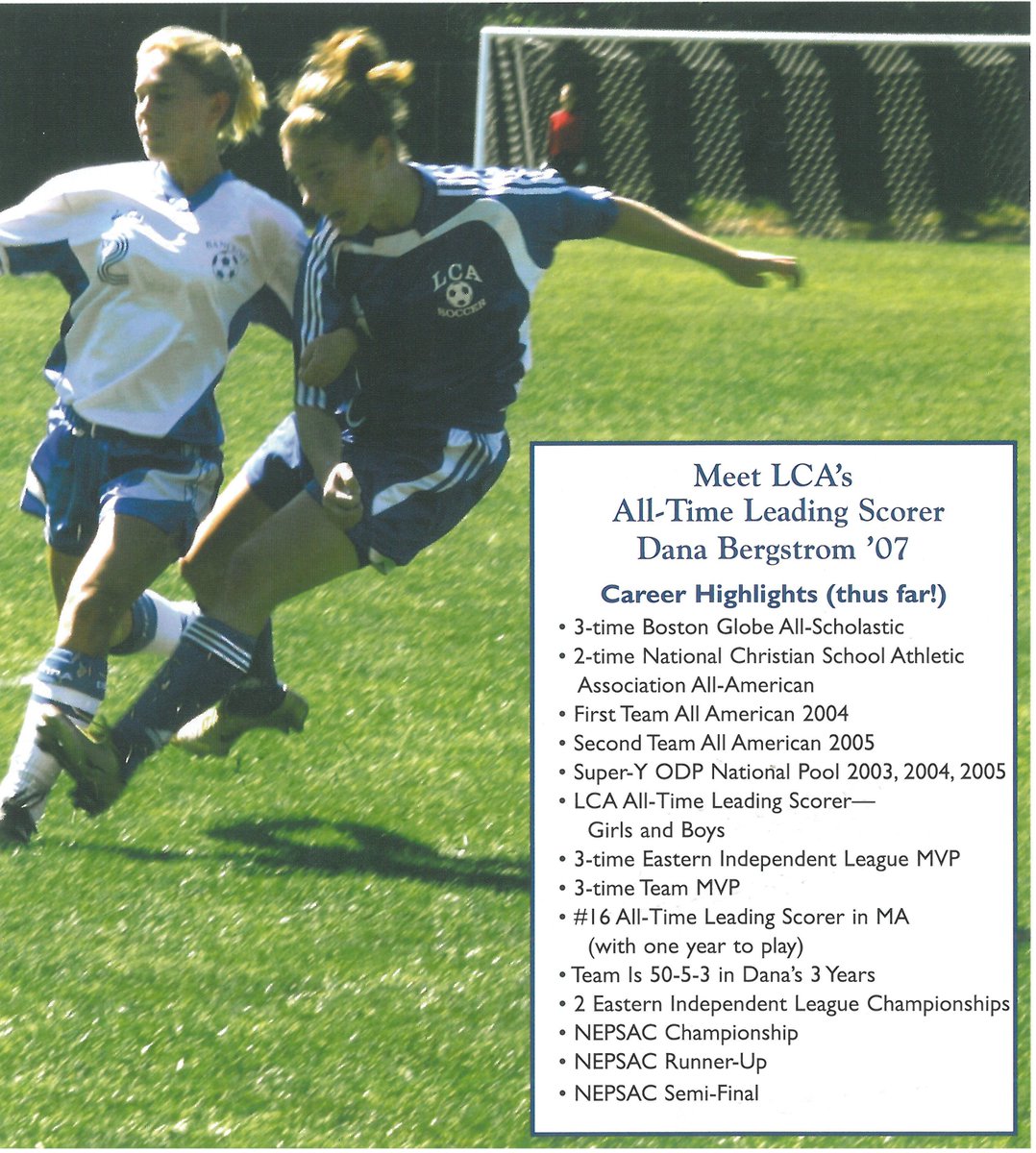 TheLCALIONS's tweet photo. #TBT
Dana (Bergstrom) Bifolck '07 set the LCA scoring record and will be inducted into the CHS/LCA Hall of Fame at Homecoming!
#WeareLCA https://t.co/Wh5ebAw7LI