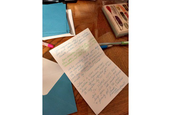 EscapedFromLA2's tweet photo. Just finished my #letterstovoters @ScottPresler  we need to get out the VOTE in Nov. to grow that RED WAVE ! https://t.co/XFnLAEHMGB