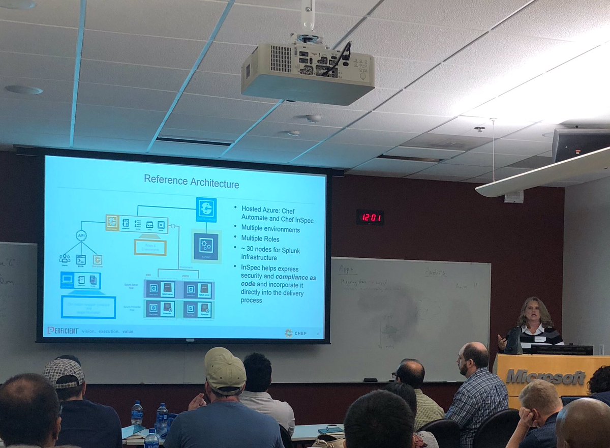 DevOps_Ronda's tweet photo. Awesome day presenting on behalf of PERFICIENT DevOps Services! #devops @Perficient @Perficient_MSFT https://t.co/LikSpRfO1A