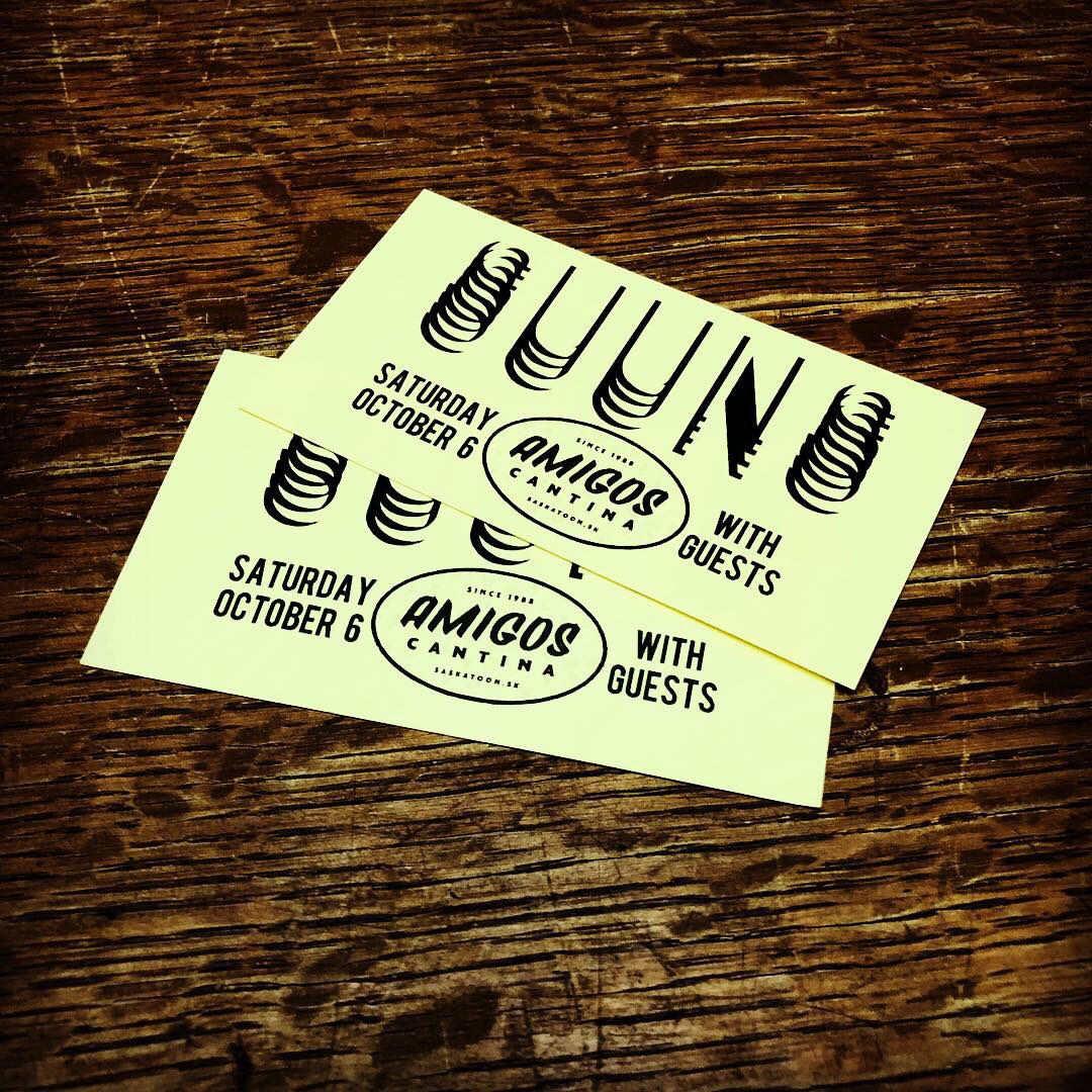 CFCRSaskatoon's tweet photo. Our buds at Amigos Cantina have hooked us up with some tickets to their sweet shows this long weekend! Donate to #fmphasis and a pair of tickets are all yours! @earthlessrips ($75), @suunsband ($50), @fortunateonesmusic ($40). FULL GIVEAWAY INFO >> https://t.co/s27ZS5dEy5 https://t.co/ZXTLaRGHxq