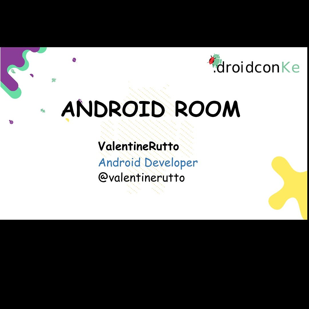 valentinerutto's tweet image. Make a point to attend  @droidconke and catch my session  on android room persistence library on 5-10-2018 at 3pm  #DroidconKE #WomeninTech #opportunitiesintech #androiddeveloper @WTMNyeri @DeKUTkenya