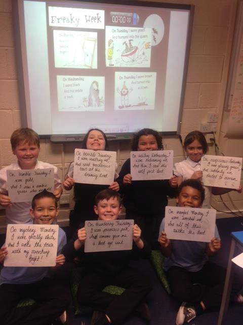 banktonps's tweet photo. CHILLING poetry writing in P5 today in celebration of National Poetry Day 2018. 📝
#rhymingrocks #potentialpoets #freakyweek #nationalpoetryday2018 https://t.co/D2uQkUKcsA