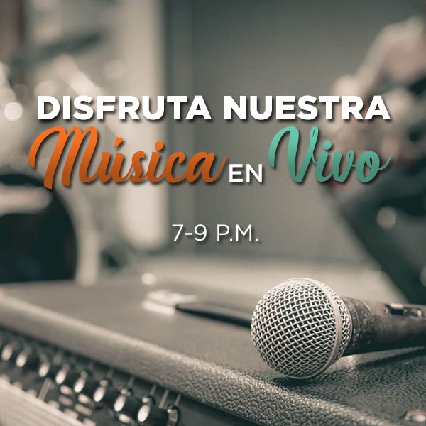 GrupoPlazaPue's tweet photo. Hay canciones que se merecen todo el volumen del mundo, ¡Recuerda que hoy tenemos música en vivo! En nuestra sucursal de #PabellónDorada. https://t.co/P90oUak18e