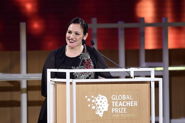 Global Teacher Prize winner <a href="/andriazaf/">Andria Zafirakou</a> has the honour of delivering the keynote address at this year’s #NobelPrize Teacher. She will be in Stockholm on Friday 5 October celebrating teachers and discussing the power if arts education bit.ly/2O2U2QN