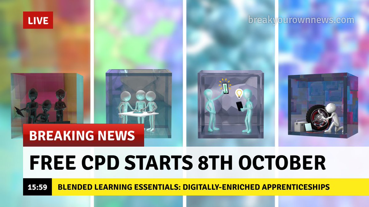AmplifyFE's tweet photo. Starting 8 October - Blended Learning Essentials: Digitally-Enriched Apprenticeships. Sign up now @FutureLearn #BLEChamps @bronswinnerton #FLBLE4 #BLEChamps #voctech #FELTAG #CPD #FE @BLECourse
https://t.co/UGAEgtUeJU https://t.co/9E7cp9aJrL
