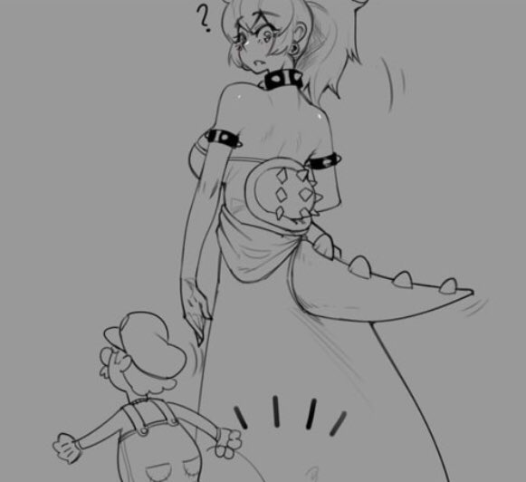 Bowsette17's tweet photo. “W-What was that in your pocket M-Mario?” #lewd #nsfw #bowsette https://t.co/2XqJLVT2dg