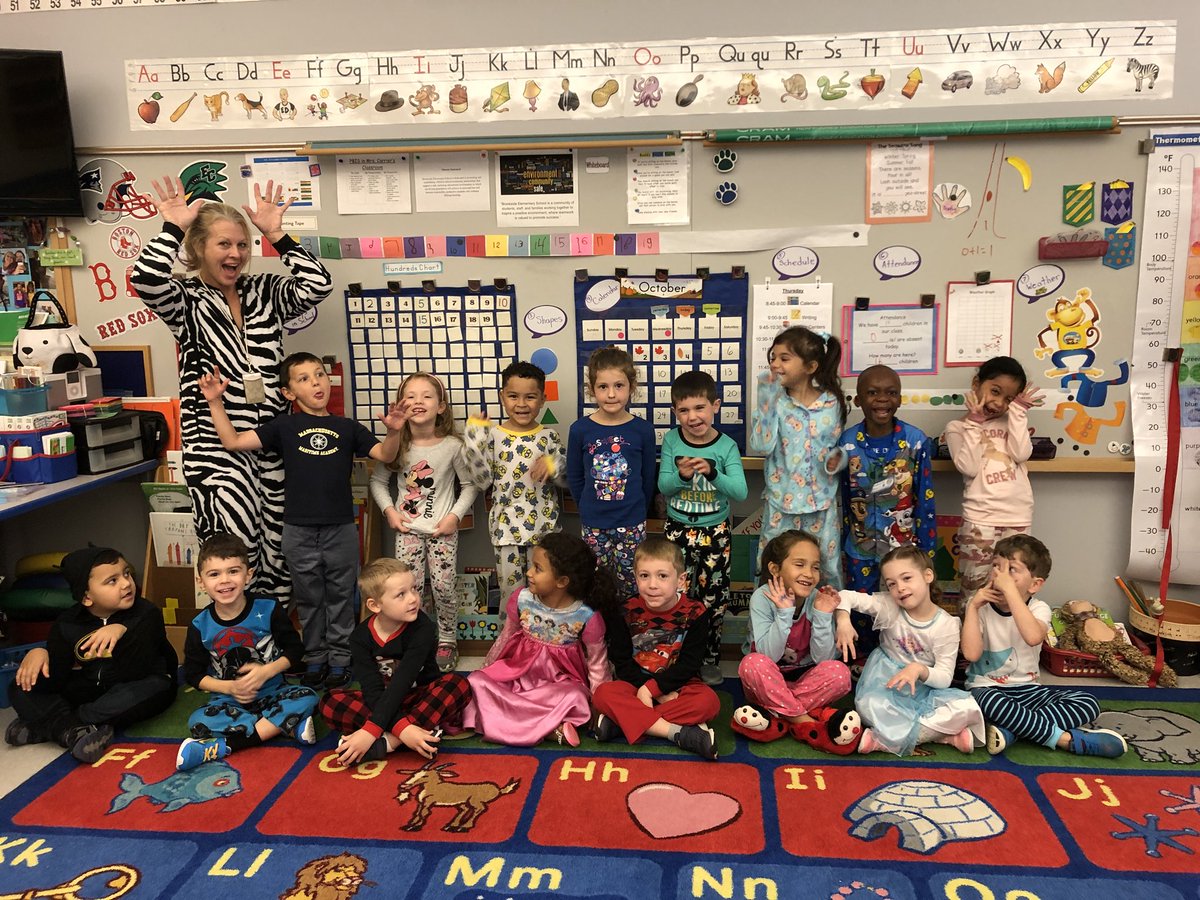 jcarrier44's tweet photo. The Monkeys in room 58 earned all 20 bananas and had pajama day! @BrooksideMPS @lisa_lfirth @MilfordSchools @PublicSel https://t.co/4WeHCN0p7r