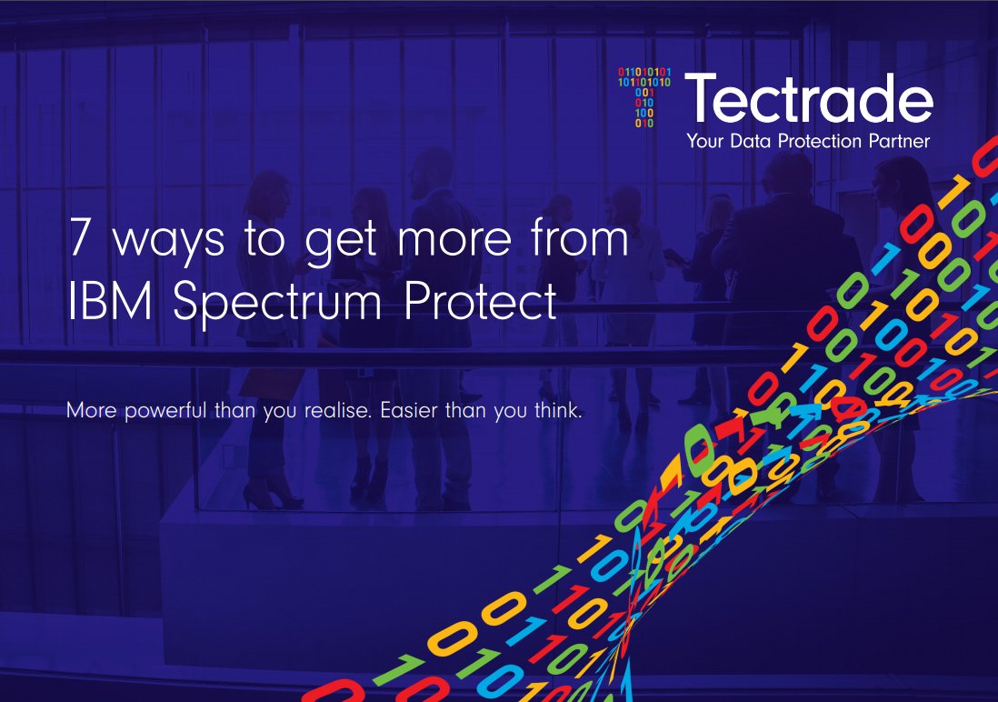 TectradeHQ's tweet image. Are you maximising your #SpectrumProtect investment? Read our guide on the 7 ways to get more from @IBMStorage Spectrum Protect: ow.ly/obZu30m0i8x