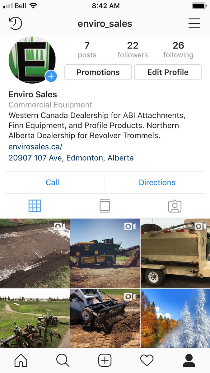 SalesEnviro's tweet photo. Did you know that we have an Instagram page? Follow us at @enviro_sales or go to https://t.co/ID4kg7YiFy #envirosales #westerncanadadealership #profileproducts #revolverrt508 #hydroseeder #hydroseeding #barkblower #abiattachments #revolvertrommel https://t.co/8dYgDTgfTx
