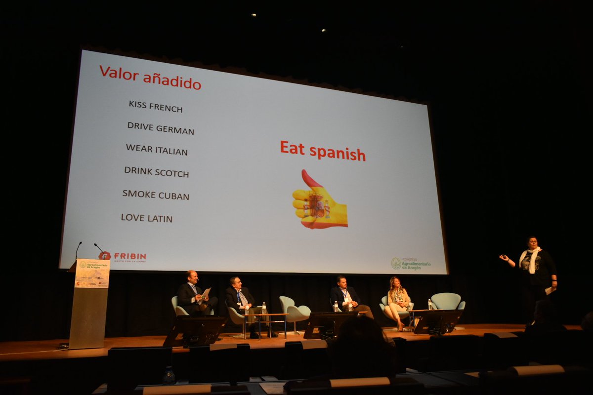 #EatSpain Un mensaje directo con valor añadido que hay que saber trasmitir. #CongresoAgroAragón