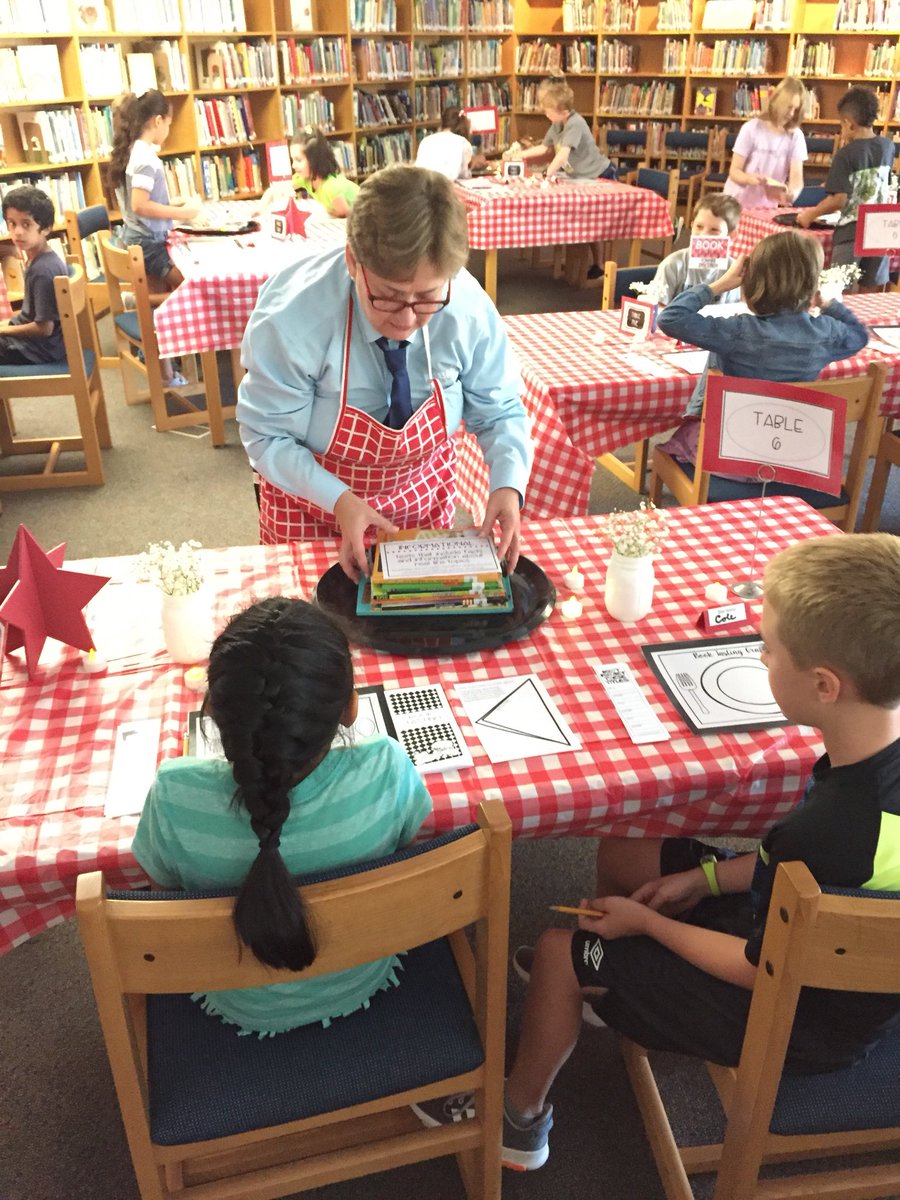 fwesirt's tweet photo. Book Tasting reservations are full with at least a 30min wait! LOVE how @MissPackerFWES actives learning for ALL!!! #beingib #everychildeachday https://t.co/141XyUoXzF