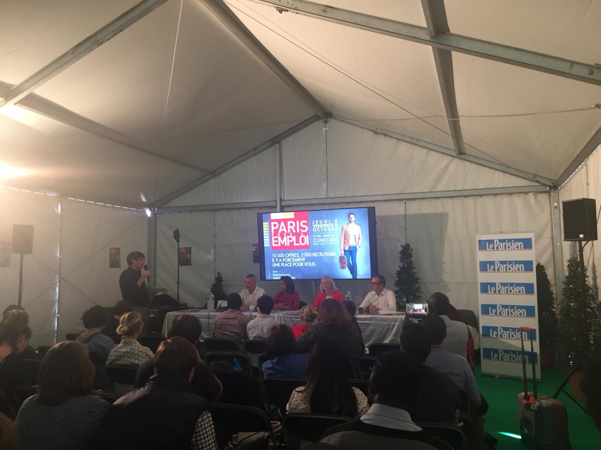 #PARISEMPLOI [Conférence <a href="/LeParisien_Eco/">Le Parisien | économie</a>] 🕔

DERNIÈRE #conférence de la journée au salon : 
Le marché de l’emploi vu par les #DRH !

#CarrefoursEmploi #EnCeMoment #Live 

Retrouvez le programme complet pour les conférences de demain ici :
ow.ly/oKrE30m614Y