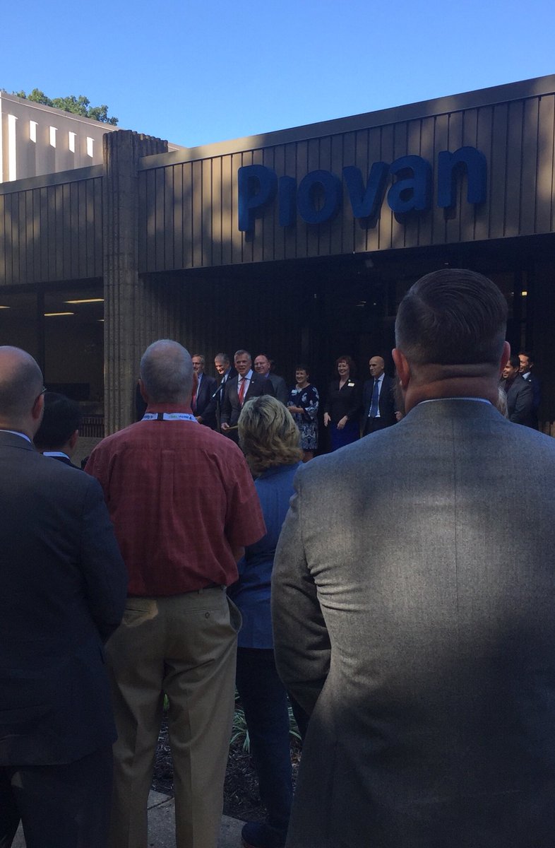 <a href="/bcarteaux/">Bill Carteaux</a> speaking at the grand opening of the Piovan/Una-Dyn facility. Recognizing Piovan for making such a strong investment in the #plastic industry