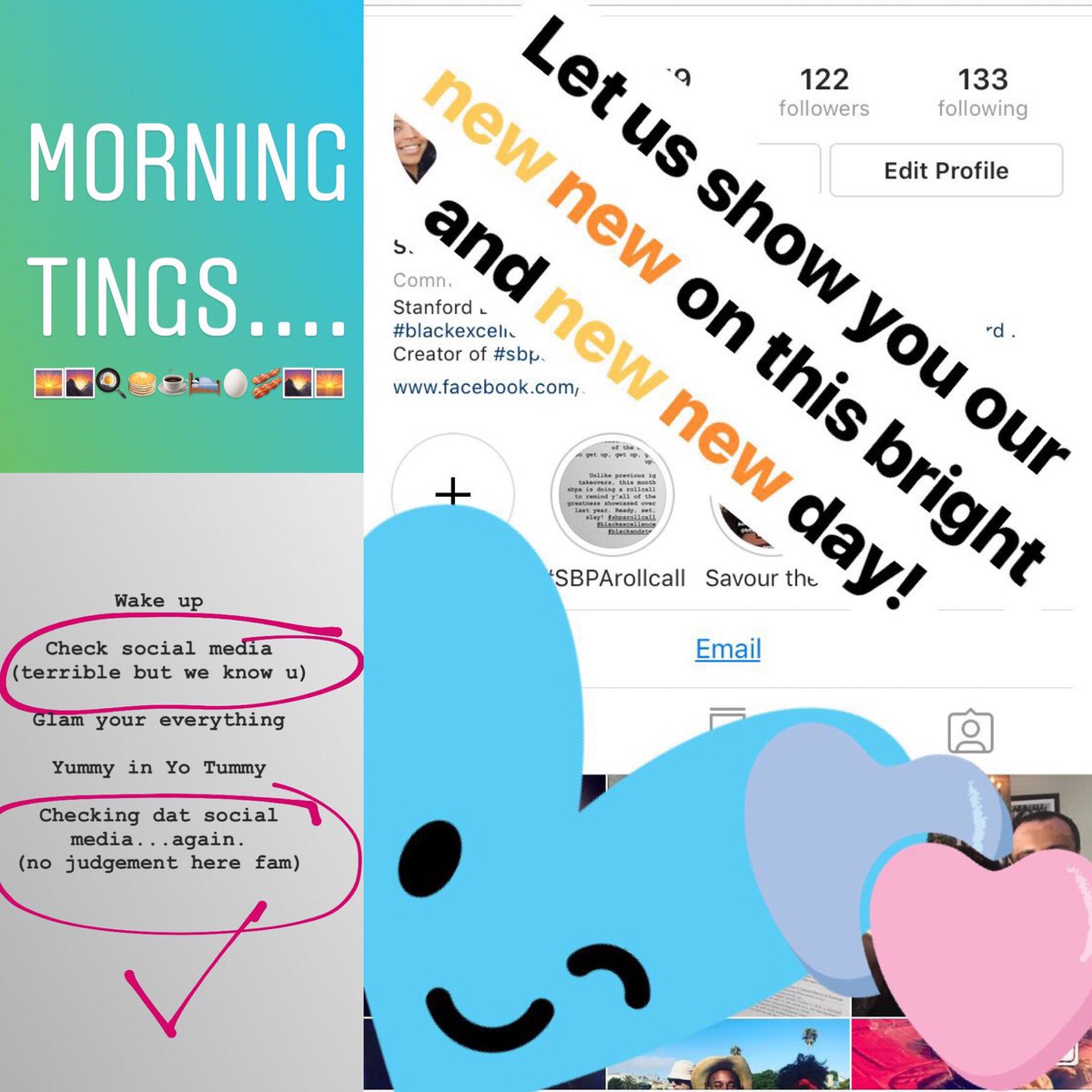 StanfordBPA's tweet photo. Your ๐ง is like a spongey pancake, let us be your morning syrup! Check out the IG (@stanfordblackpostdocs)! #spbaspotlight #BlackExcellence #ohthehumanities #islamicstudies #religiousstudies #blackdoctors #NationalPancakeDay #postdocs #blackpostdocs https://t.co/r9RHDb7rp1