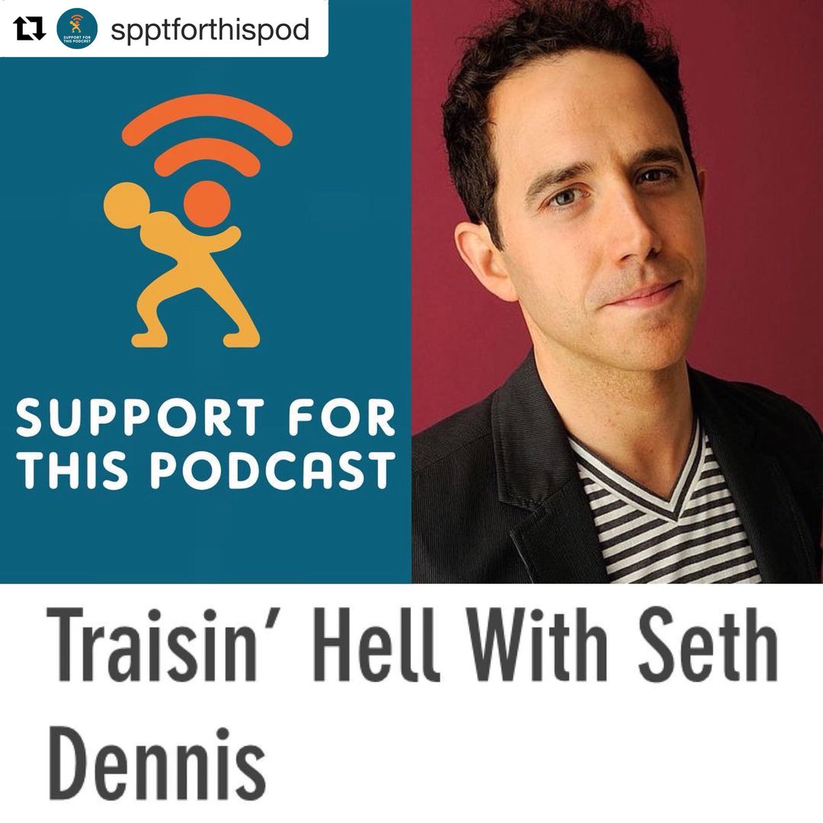 SantinoFontana's tweet image. #Repost @spptforthispod @iamjessfontana 
This week we speak to Seth Dennis, creator of AFNO-Artistic Food Names Only. He’ll share his lifelong mission to make food names more creative. First on his list- the sun-dried tomato. Or as Seth calls them, traisins. Join us won’t you?