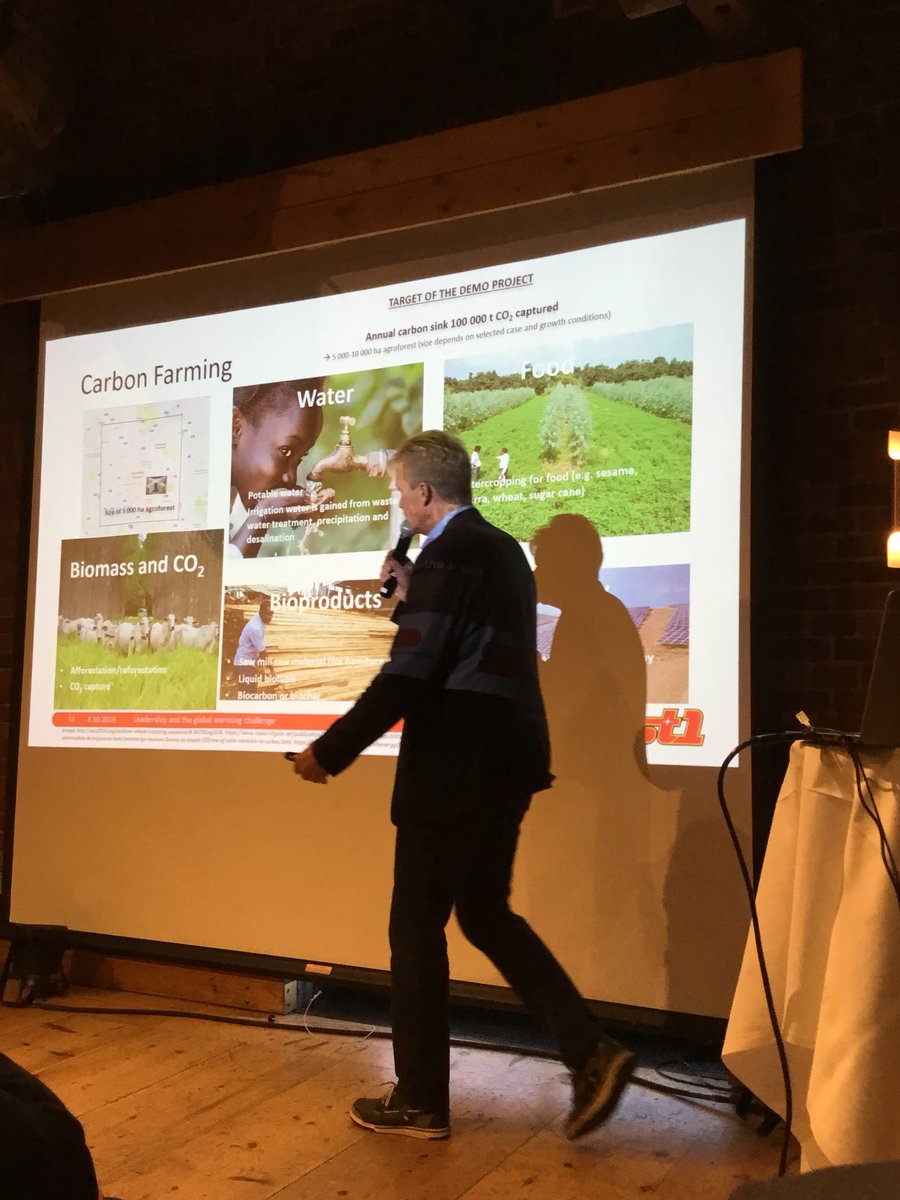 MiaMantere's tweet photo. True leadership by Mika Anttonen ST1. You get the water,  food and forest. We get the CO2 capture. We have to focus the actions where the impact is the greatest. #HenleyMasterclass https://t.co/BYi8831E5f