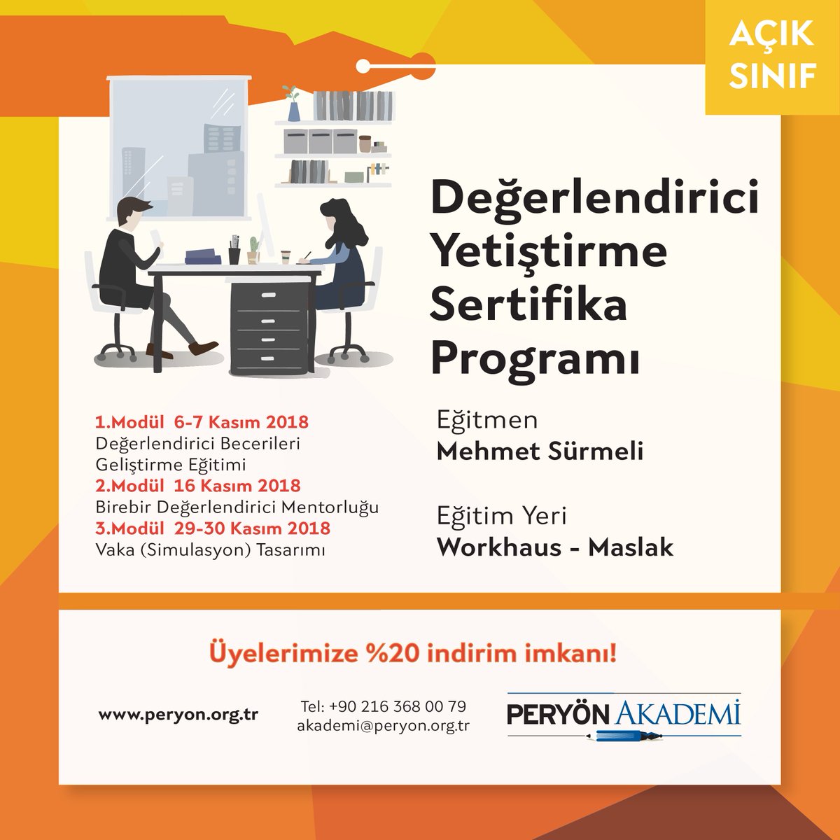 surmelipartners's tweet photo. Değerlendirme merkezi çalışmalarında yetkinlik ve verimlilik kazandıracak metodlar öğrenmek ister misiniz? Detaylı bilgi için https://t.co/DAcUPeGYXV adresini ziyaret edebilirsiniz. @PERYONMERKEZ #İK #İnsanKaynakları #Eğitim #AssessmentCenter https://t.co/MEieitxQYo