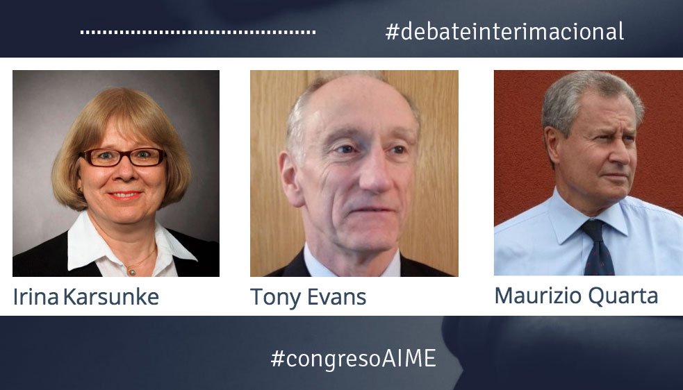 Interimspain's tweet photo. Seguimos con el debate internacional, agradecemos al moderador @ibaltas y escuchamos atentamente qué está pasando en Alemania, en Reino Unido y en Italia. #congresoAIME #interimmanagementinternacional https://t.co/j8degmpzDO