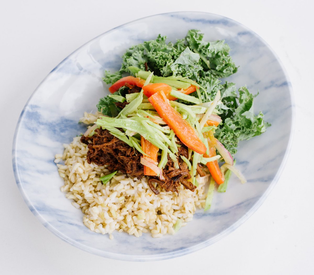 PublicGreens's tweet image. #glutenfree Sticky Icky BBQ Brisket Bowl. 😘🍴 #stickyicky #bbq #brisket #grainbowl #eathereindy