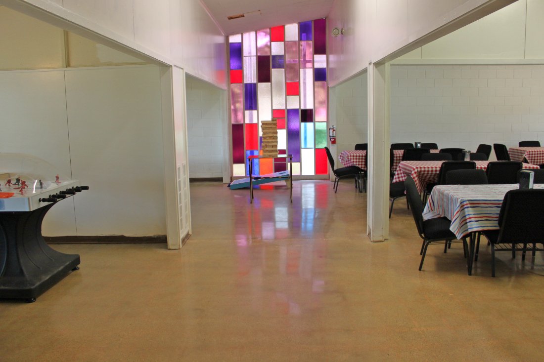 TXBomanite's tweet photo. We recently finished this polished concrete project for a fantastic non-profit called All Things Made New...read all about it on the blog!  https://t.co/0mk5gu0M70 https://t.co/58qbS94ld4